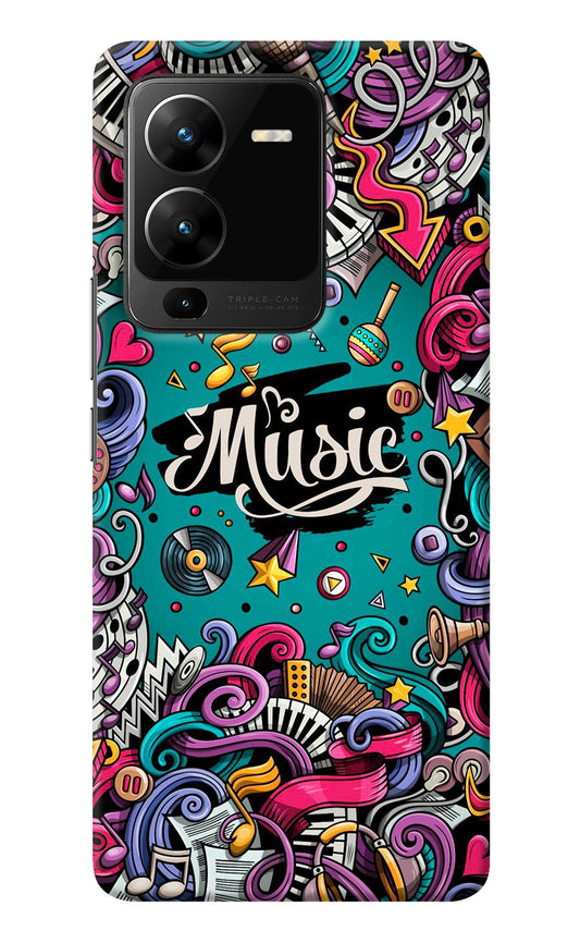 Music Graffiti Vivo V25 Pro 5G Back Cover