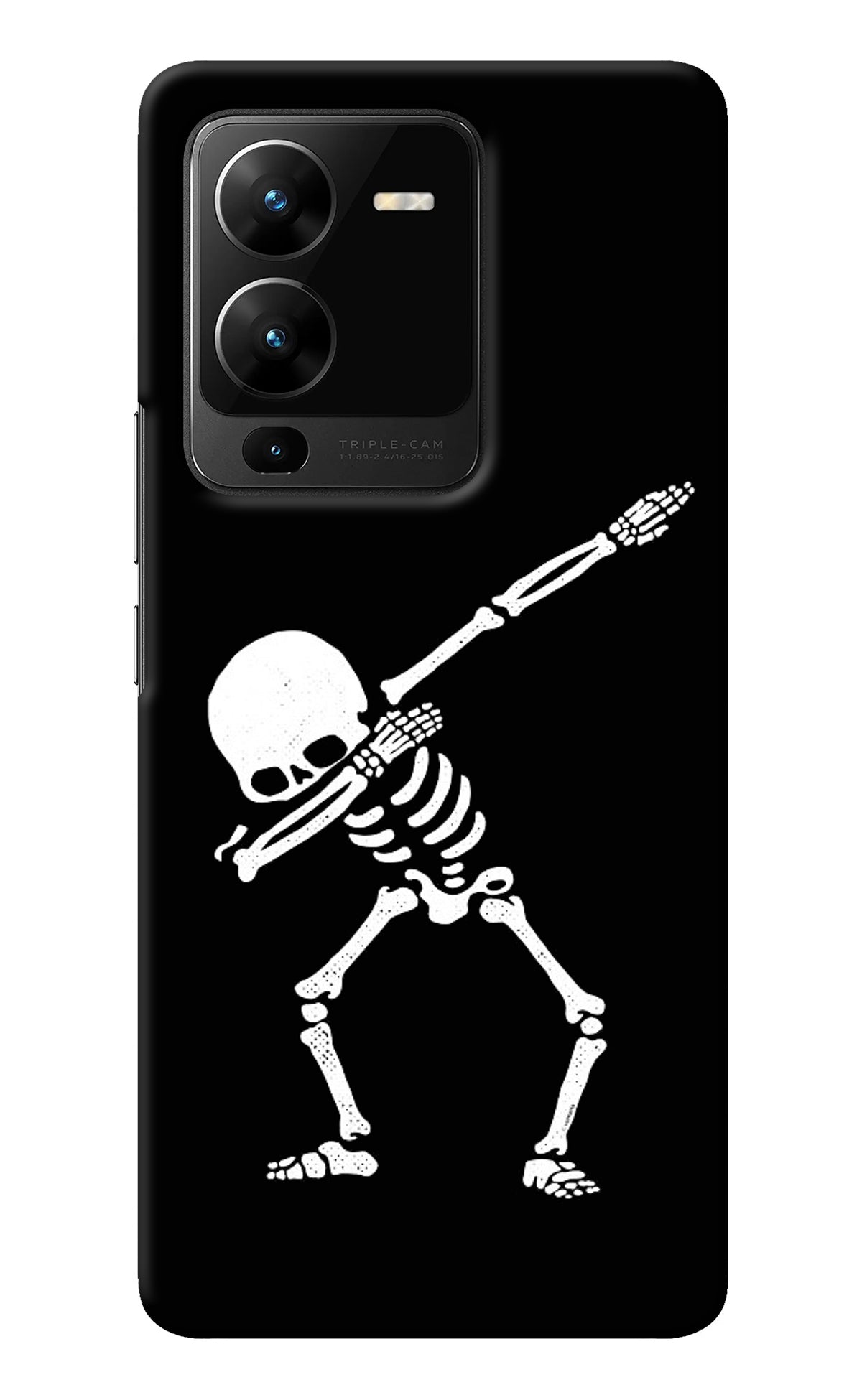 Dabbing Skeleton Art Vivo V25 Pro 5G Back Cover