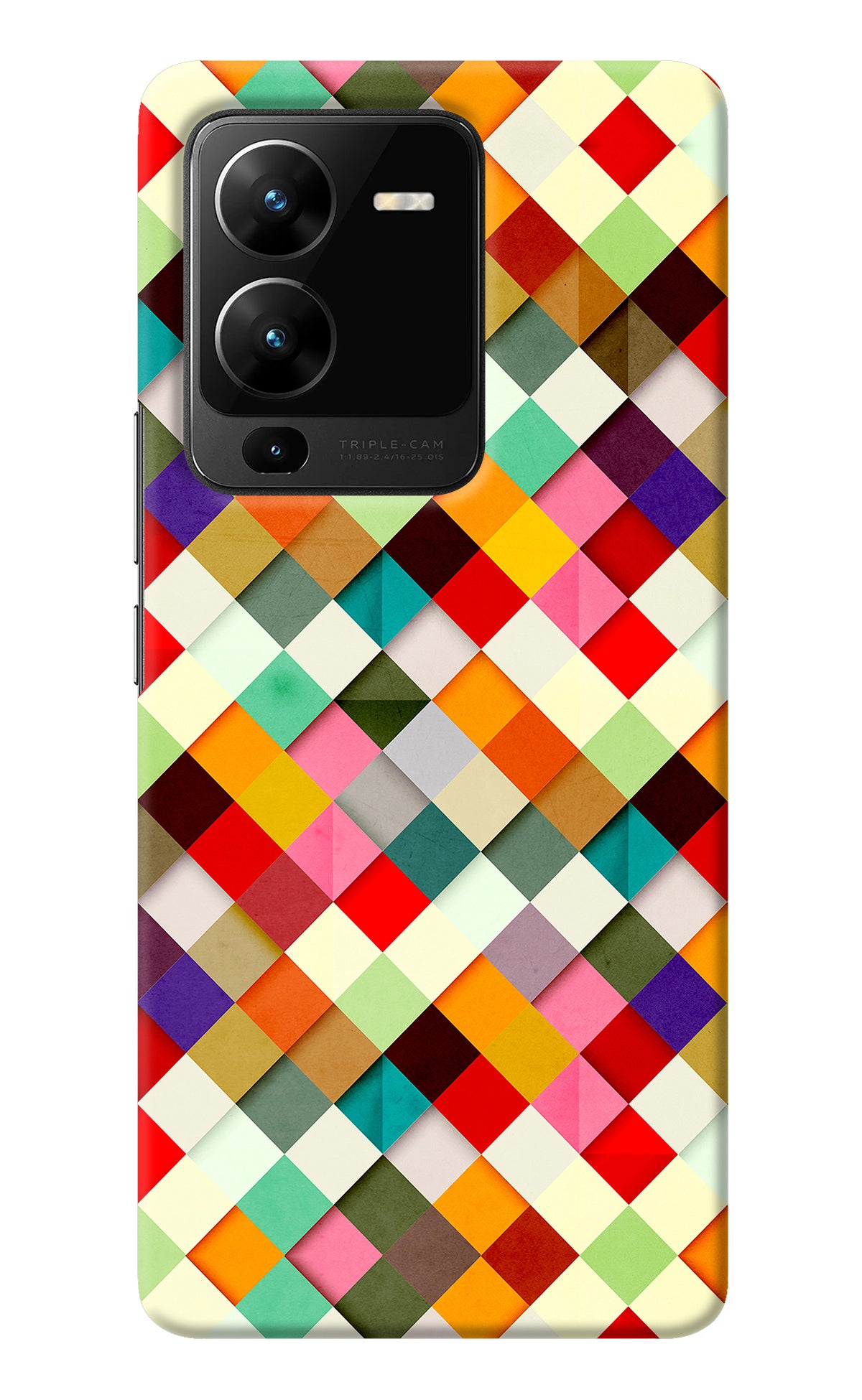 Geometric Abstract Colorful Vivo V25 Pro 5G Back Cover