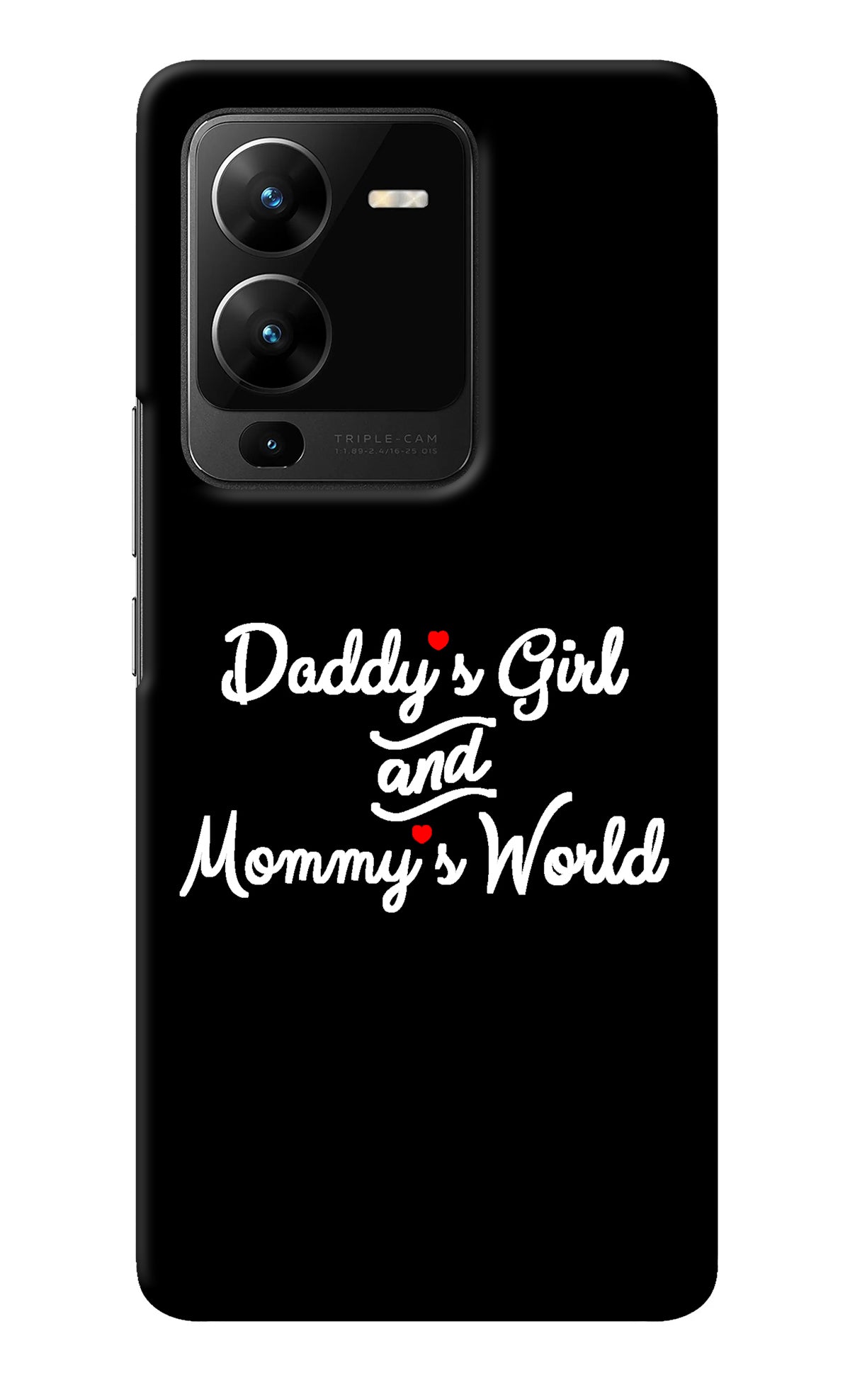 Daddy's Girl and Mommy's World Vivo V25 Pro 5G Back Cover