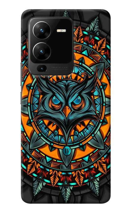 Angry Owl Art Vivo V25 Pro 5G Back Cover