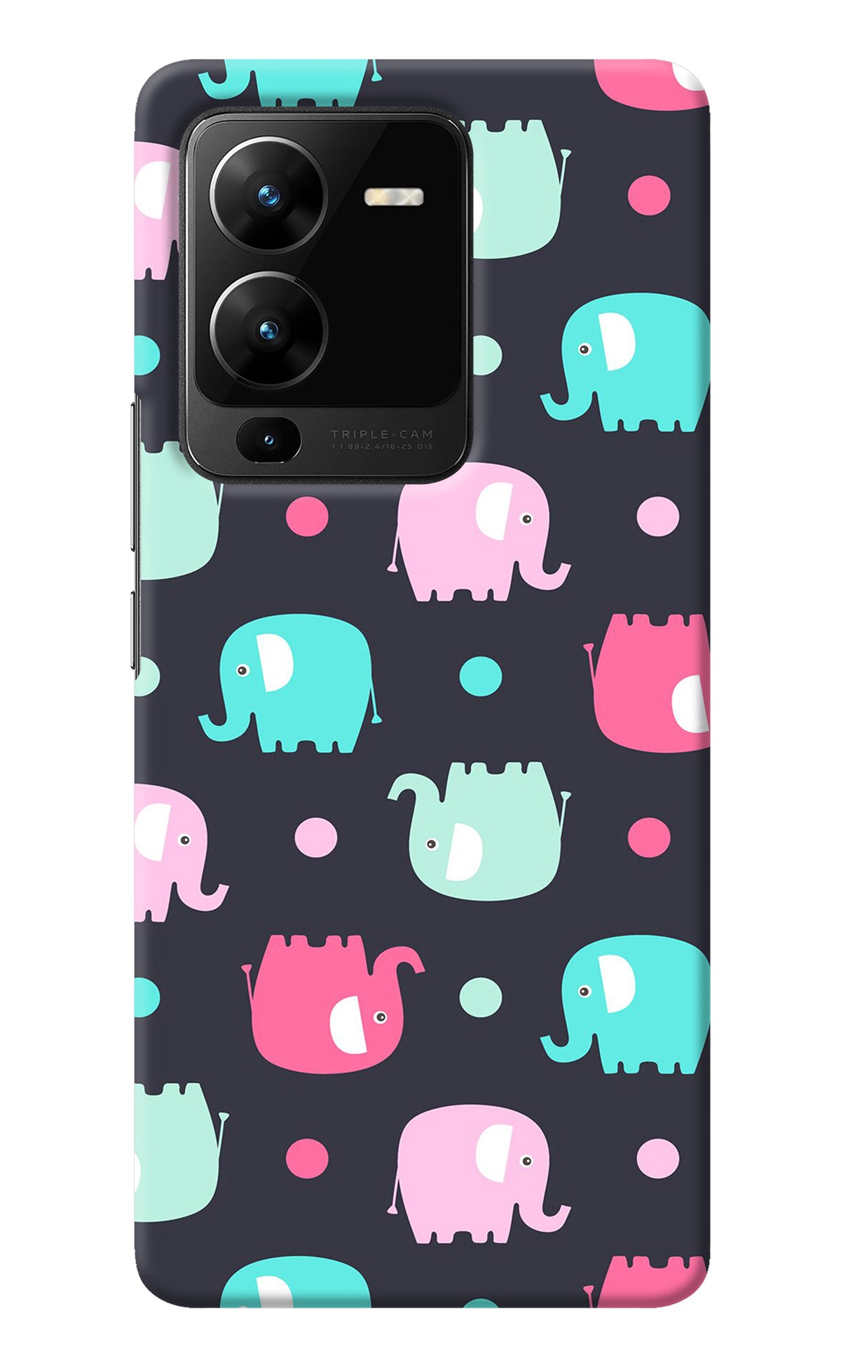 Elephants Vivo V25 Pro 5G Back Cover