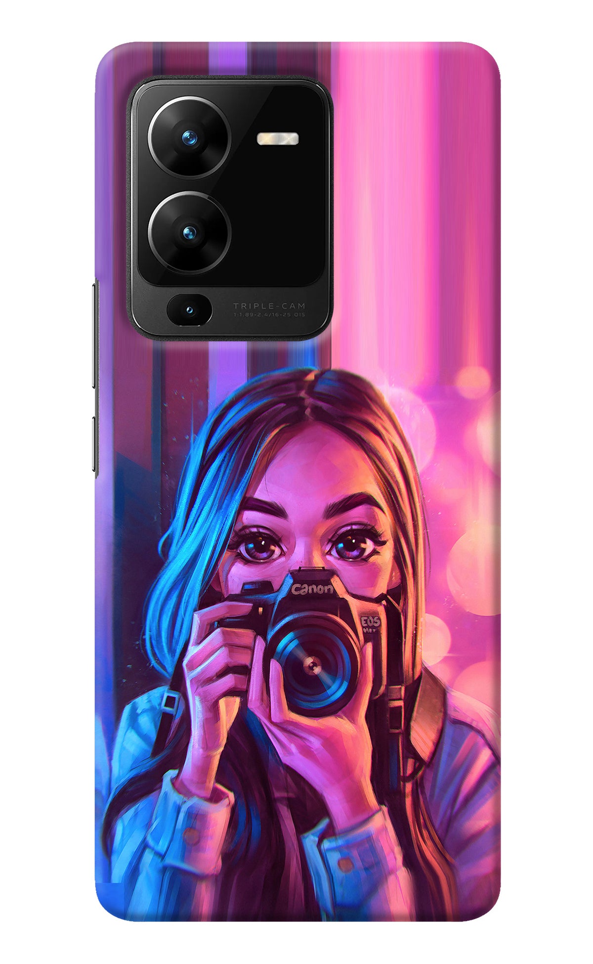 Girl Photographer Vivo V25 Pro 5G Back Cover