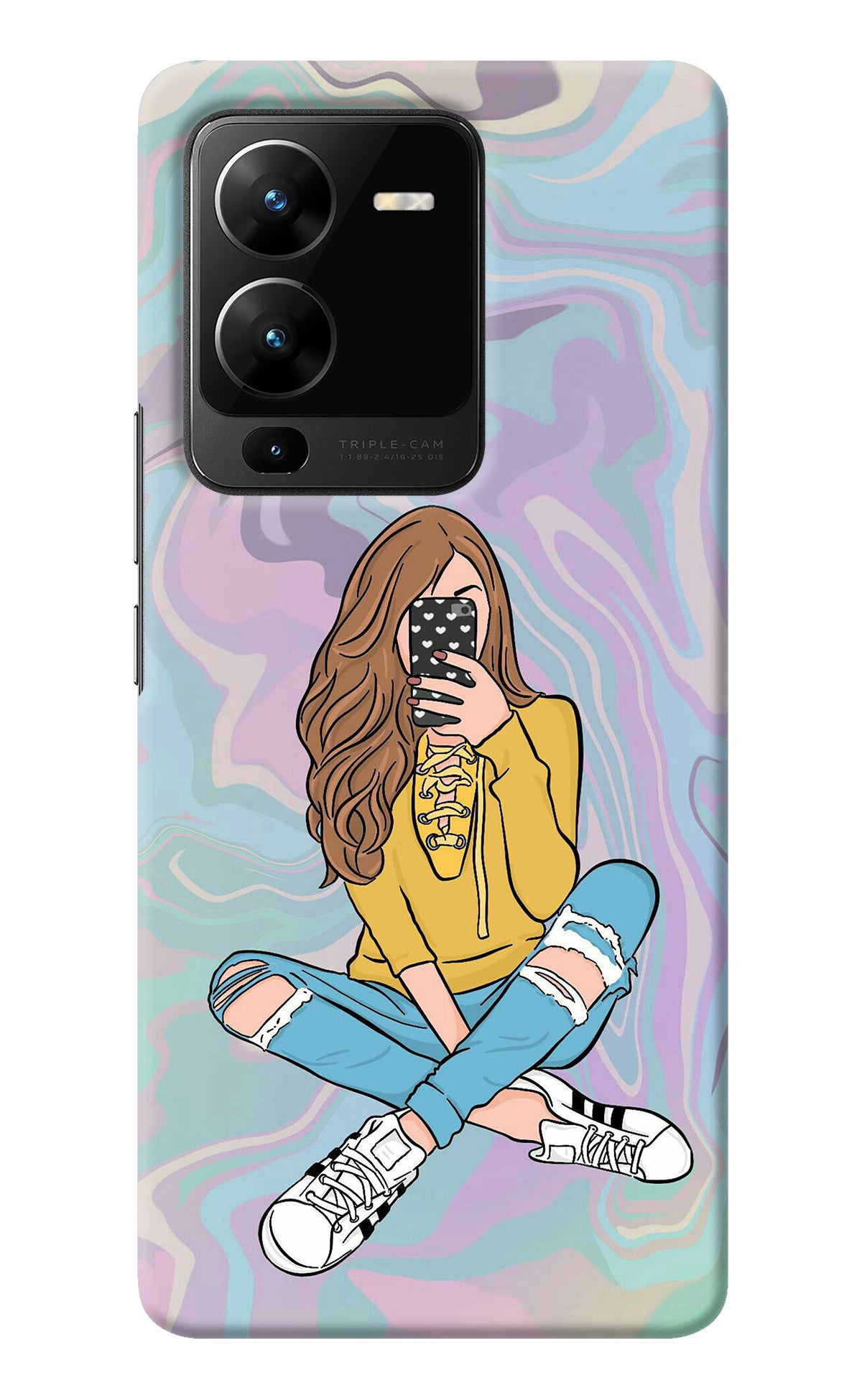 Selfie Girl Vivo V25 Pro 5G Back Cover