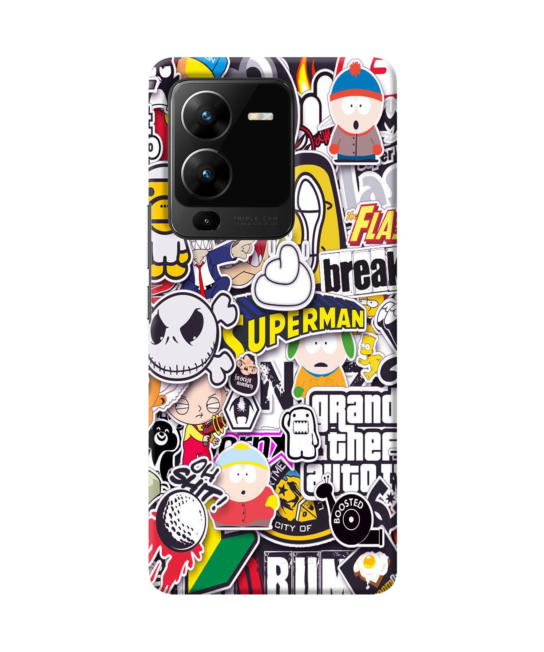 Sticker Bomb Vivo V25 Pro 5G Back Cover