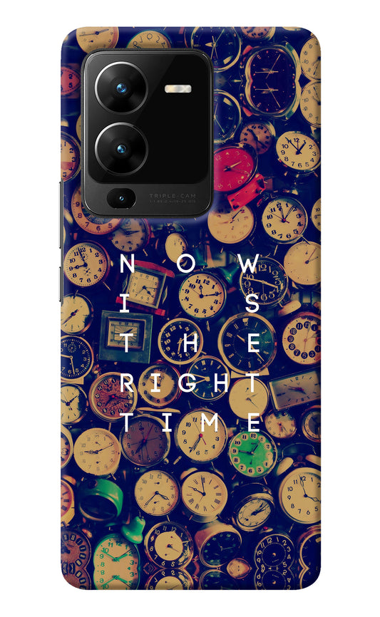 Now is the Right Time Quote Vivo V25 Pro 5G Back Cover