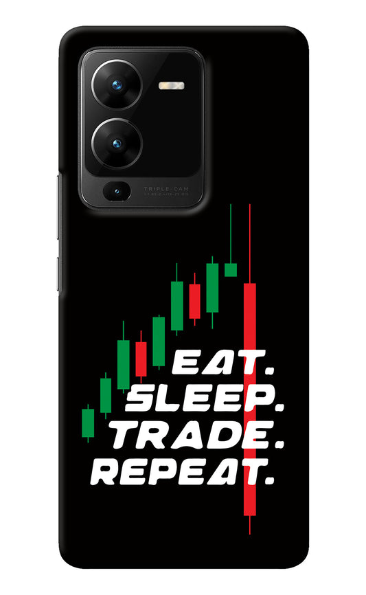 Eat Sleep Trade Repeat Vivo V25 Pro 5G Back Cover