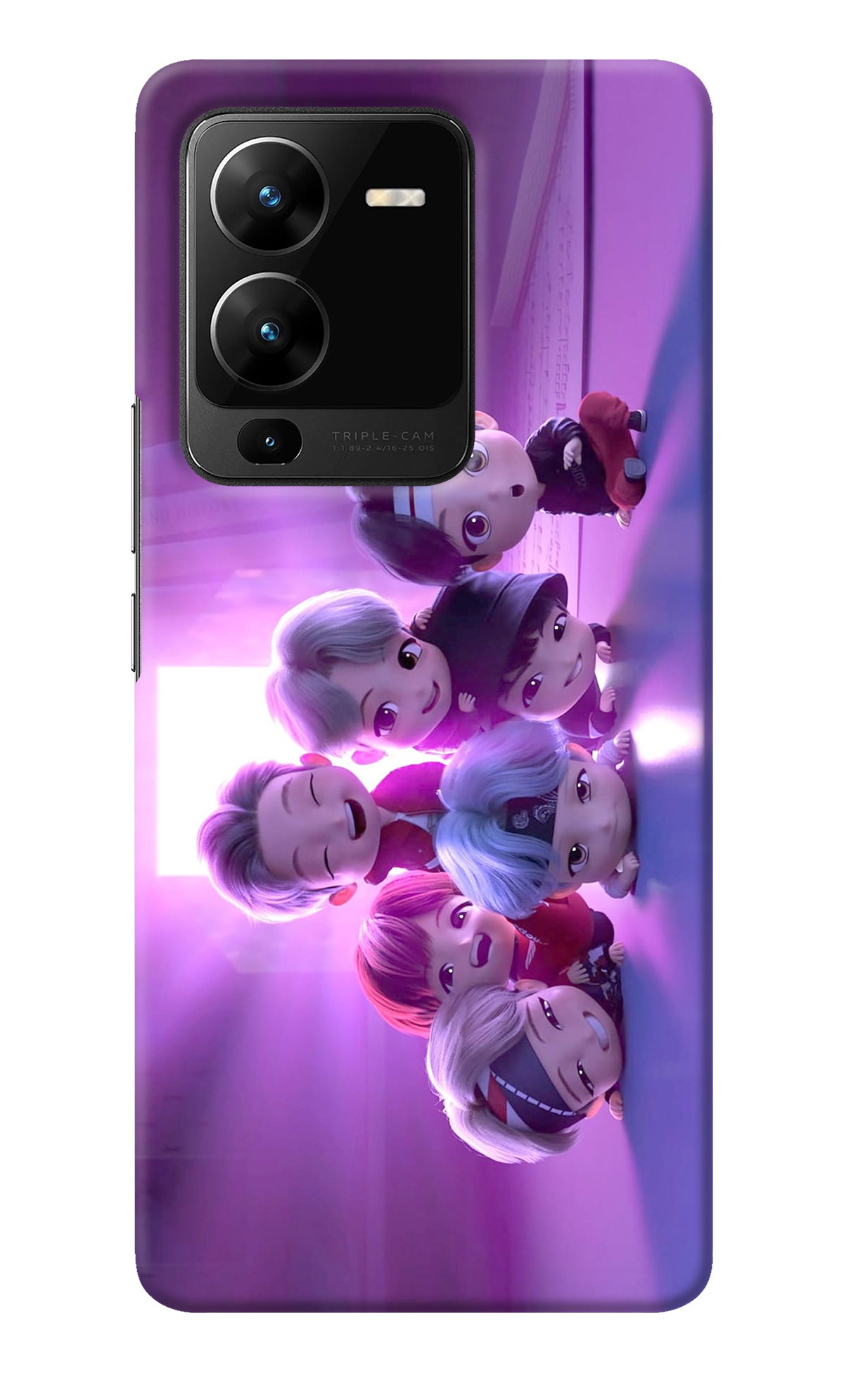 BTS Chibi Vivo V25 Pro 5G Back Cover