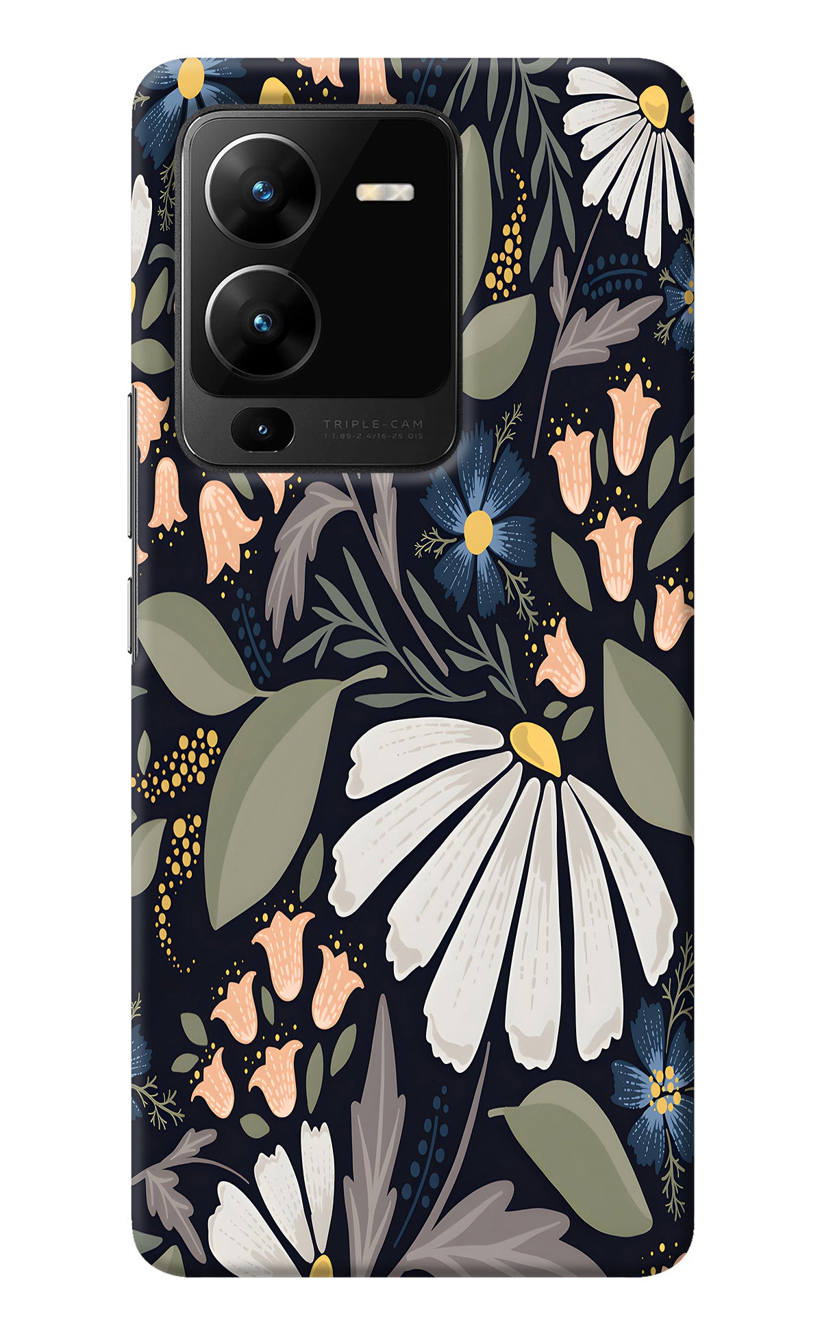 Flowers Art Vivo V25 Pro 5G Back Cover