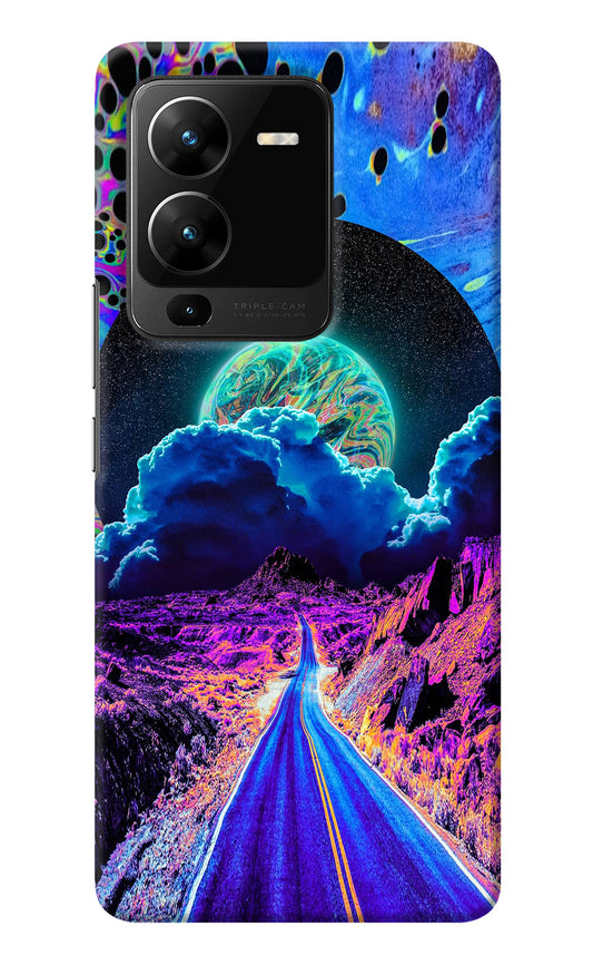 Psychedelic Painting Vivo V25 Pro 5G Back Cover