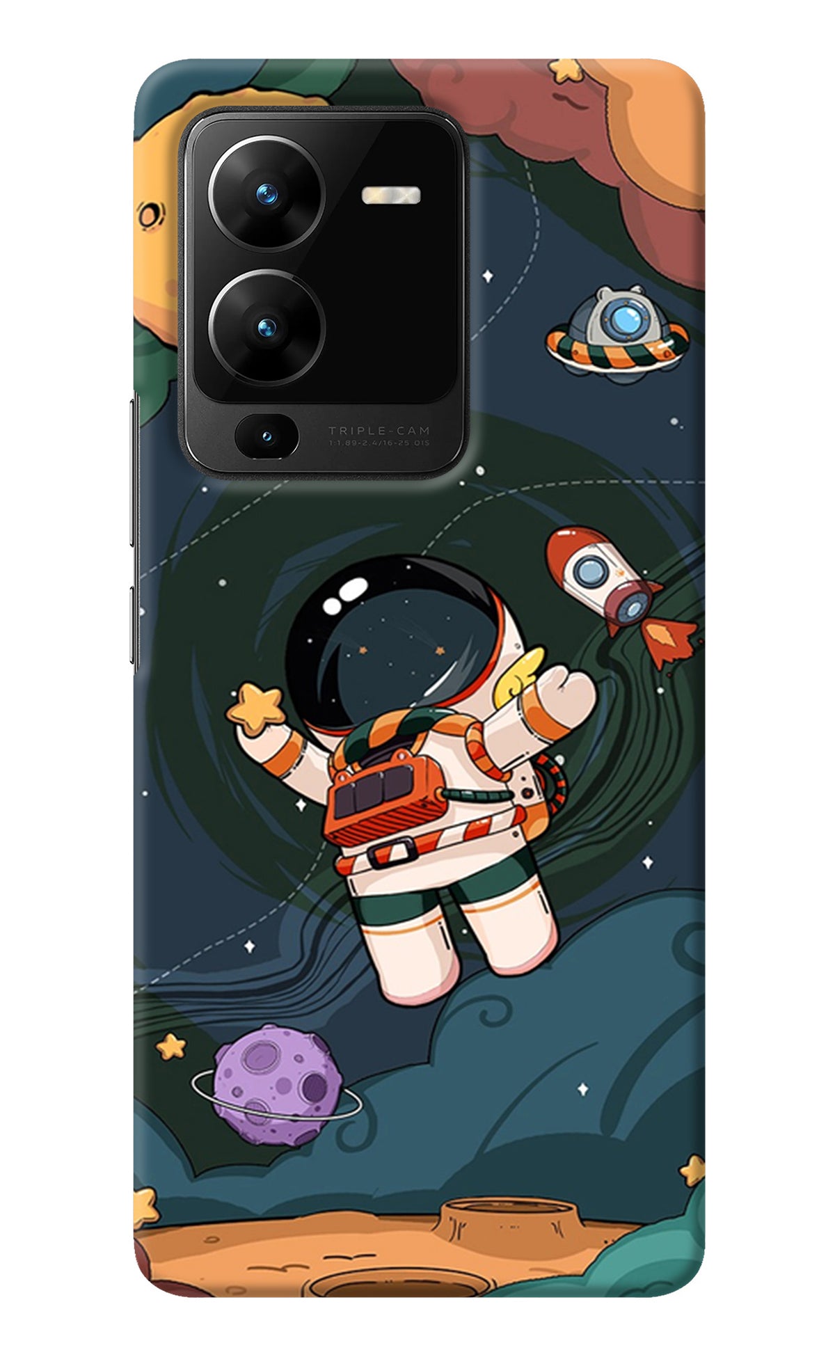 Cartoon Astronaut Vivo V25 Pro 5G Back Cover