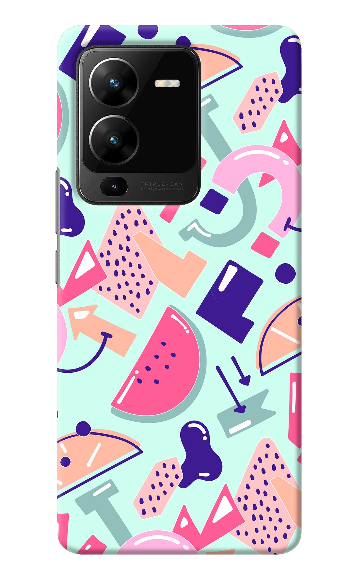 Doodle Pattern Vivo V25 Pro 5G Back Cover