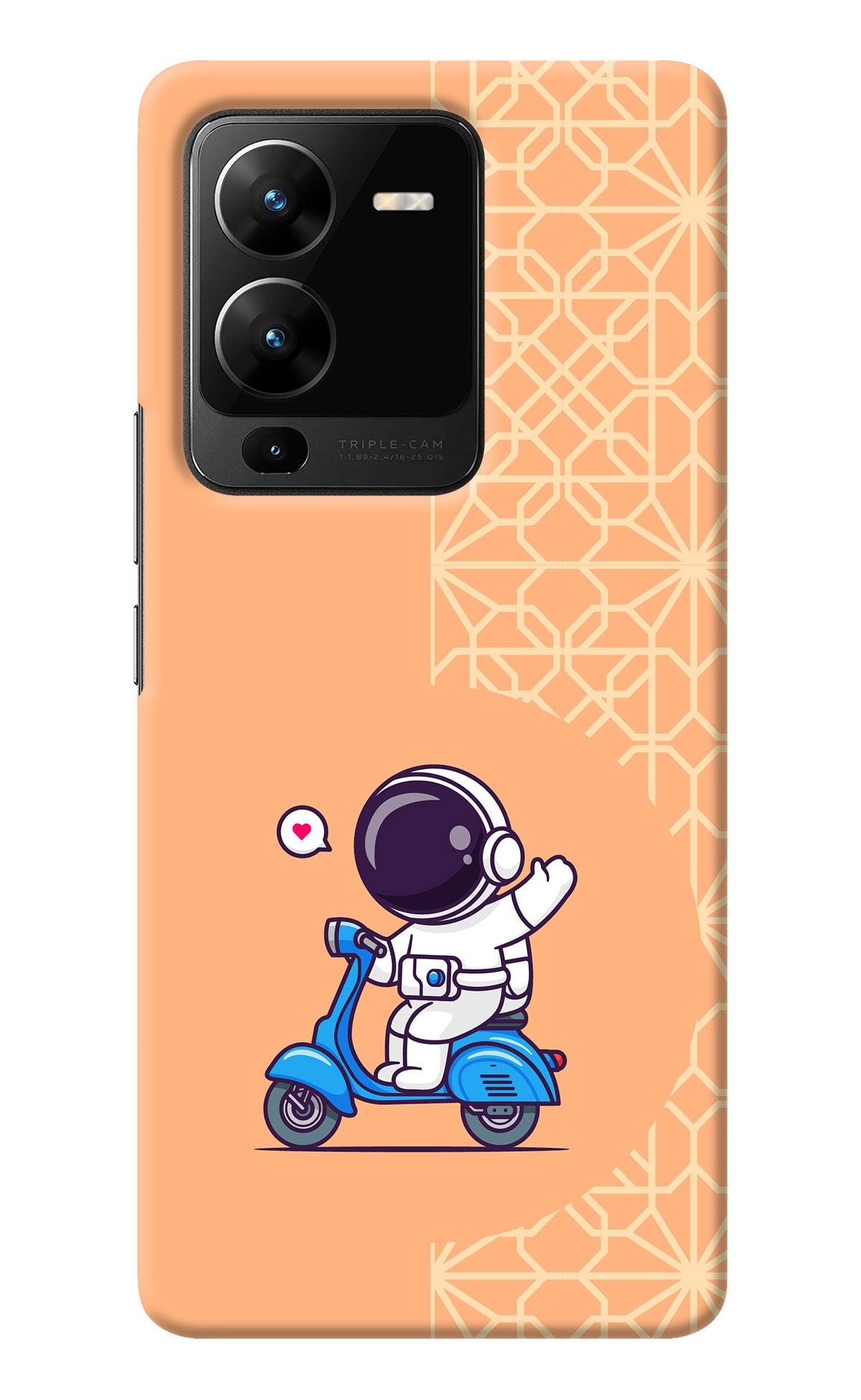 Cute Astronaut Riding Vivo V25 Pro 5G Back Cover