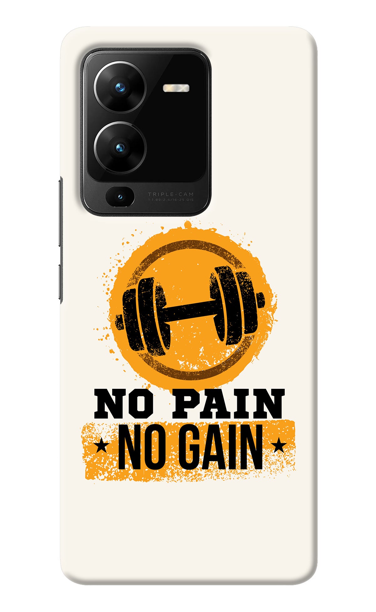 No Pain No Gain Vivo V25 Pro 5G Back Cover