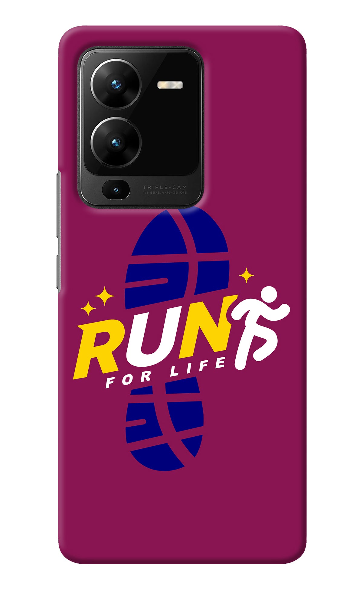 Run for Life Vivo V25 Pro 5G Back Cover