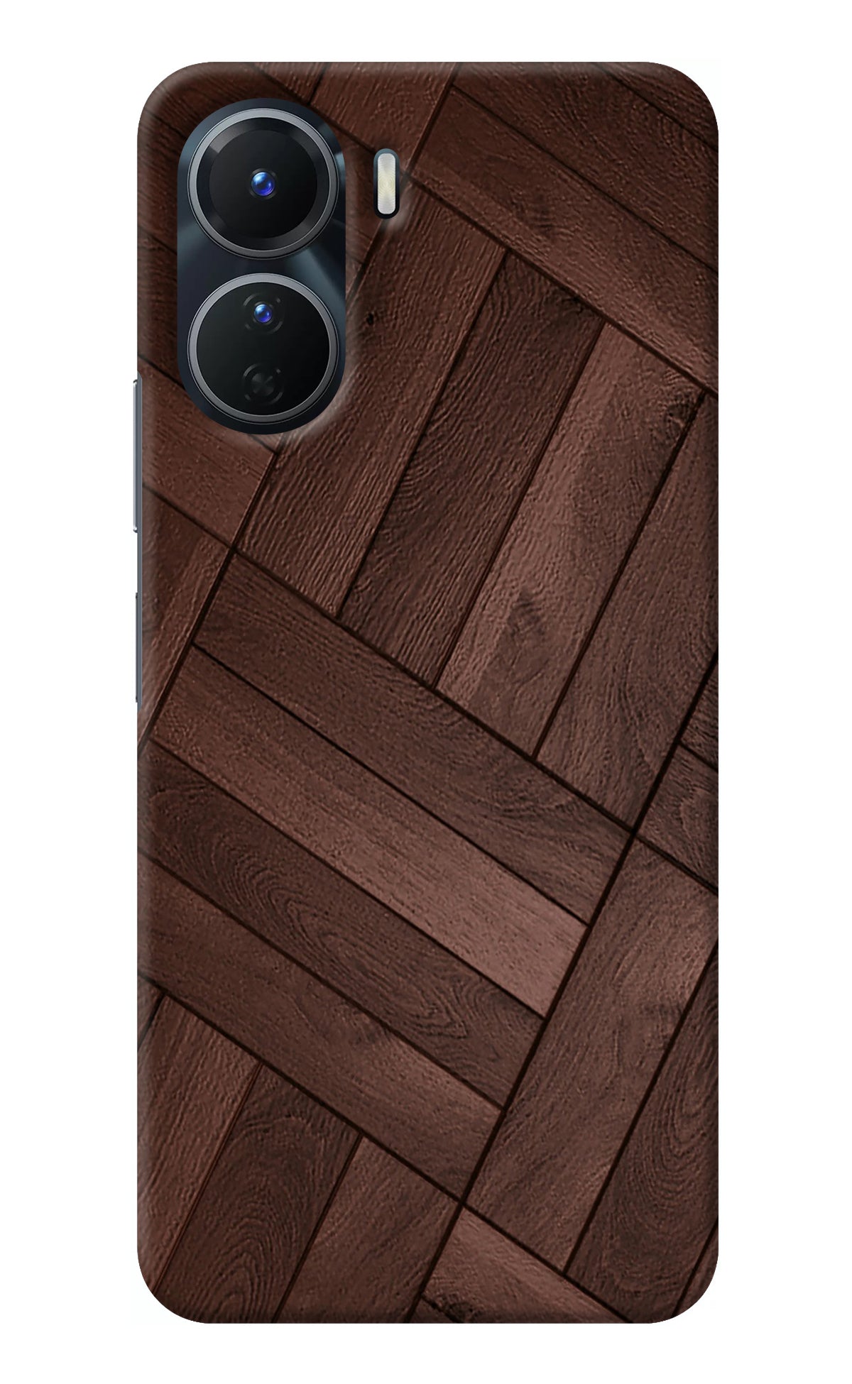 Wooden Texture Design Vivo Y16 Back Cover