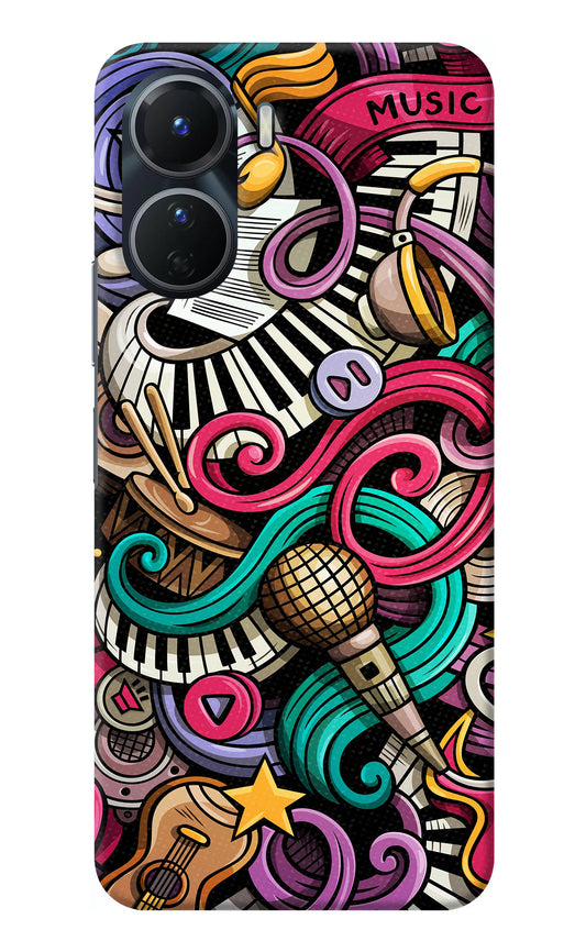 Music Abstract Vivo Y16 Back Cover