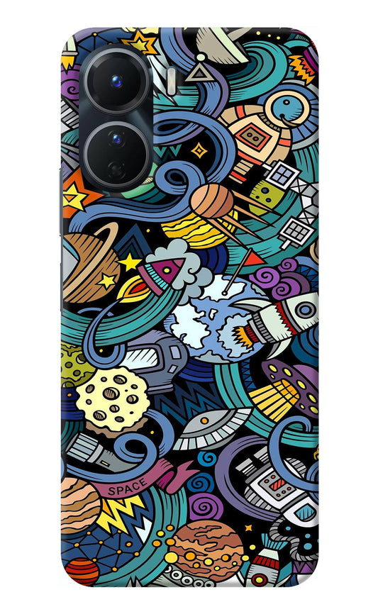 Space Abstract Vivo Y16 Back Cover