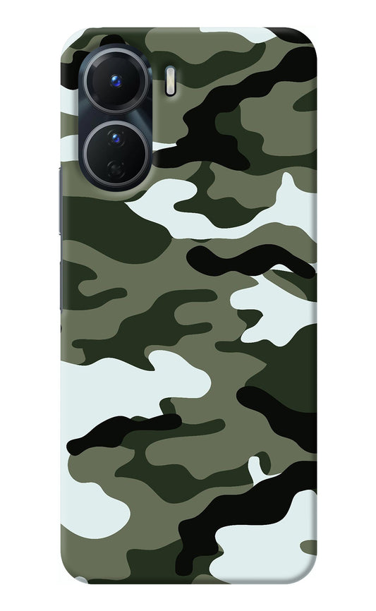 Camouflage Vivo Y16 Back Cover