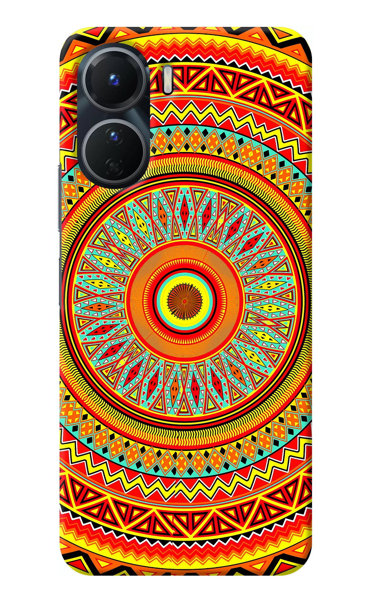 Mandala Pattern Vivo Y16 Back Cover