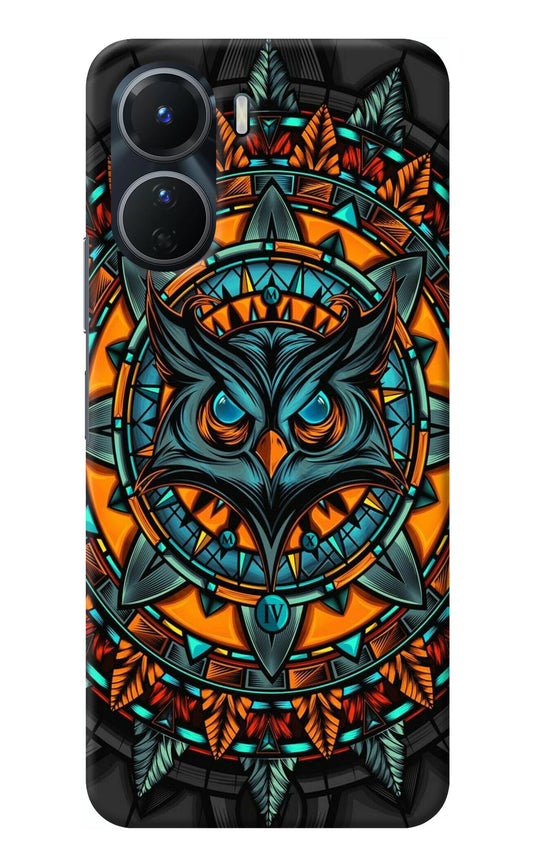 Angry Owl Art Vivo Y16 Back Cover