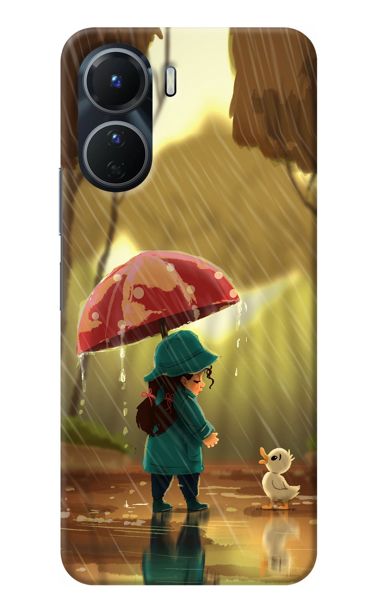 Rainy Day Vivo Y16 Back Cover