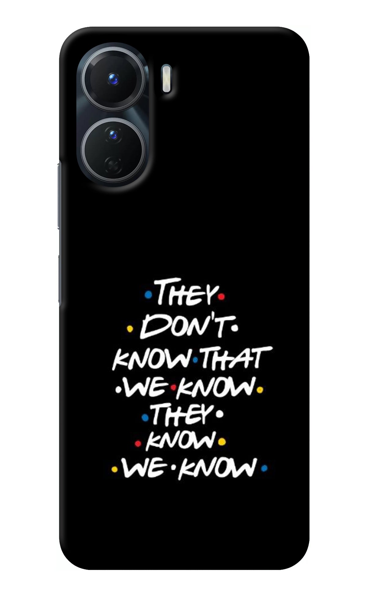 FRIENDS Dialogue Vivo Y16 Back Cover