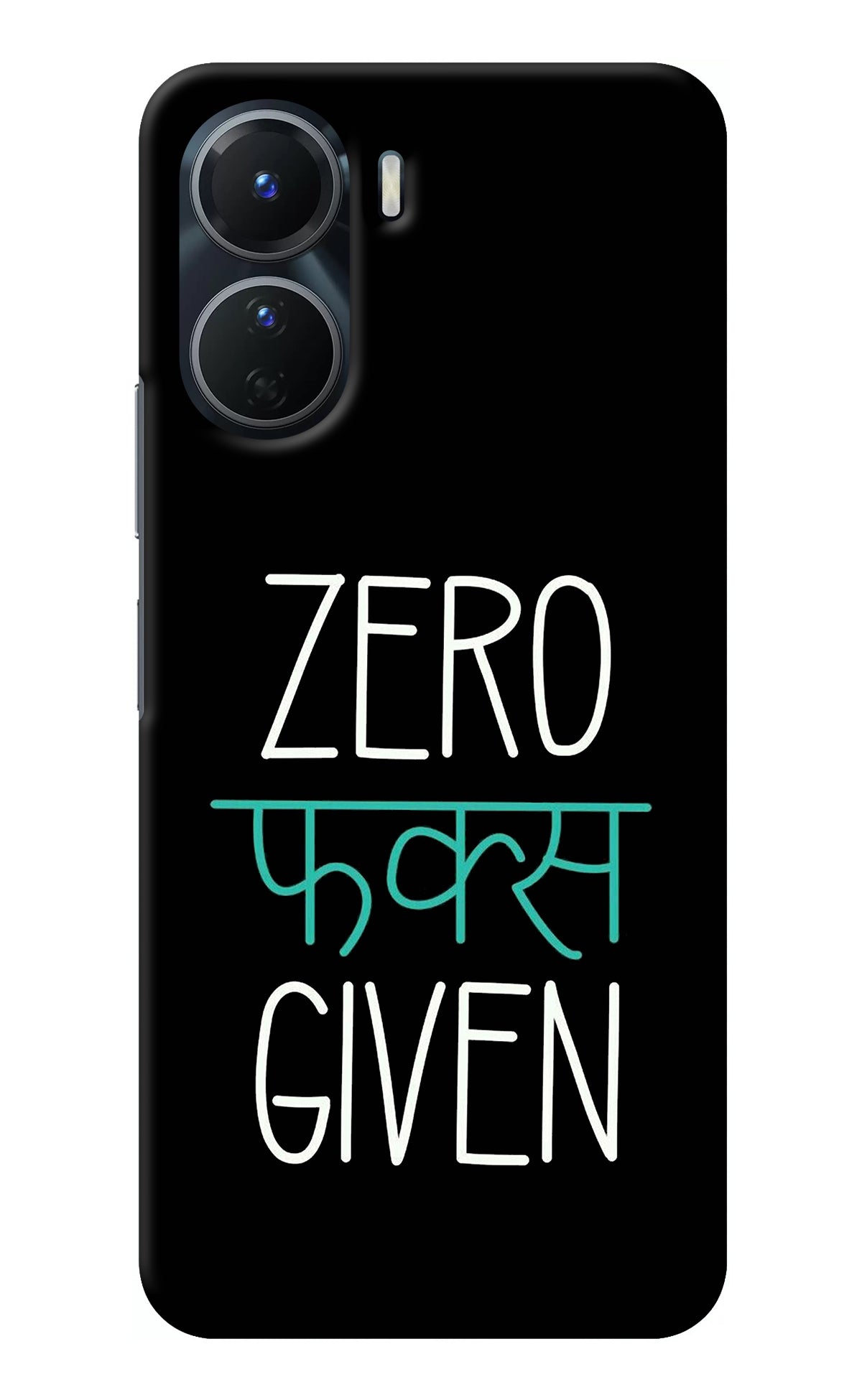 Zero Fucks Given Vivo Y16 Back Cover