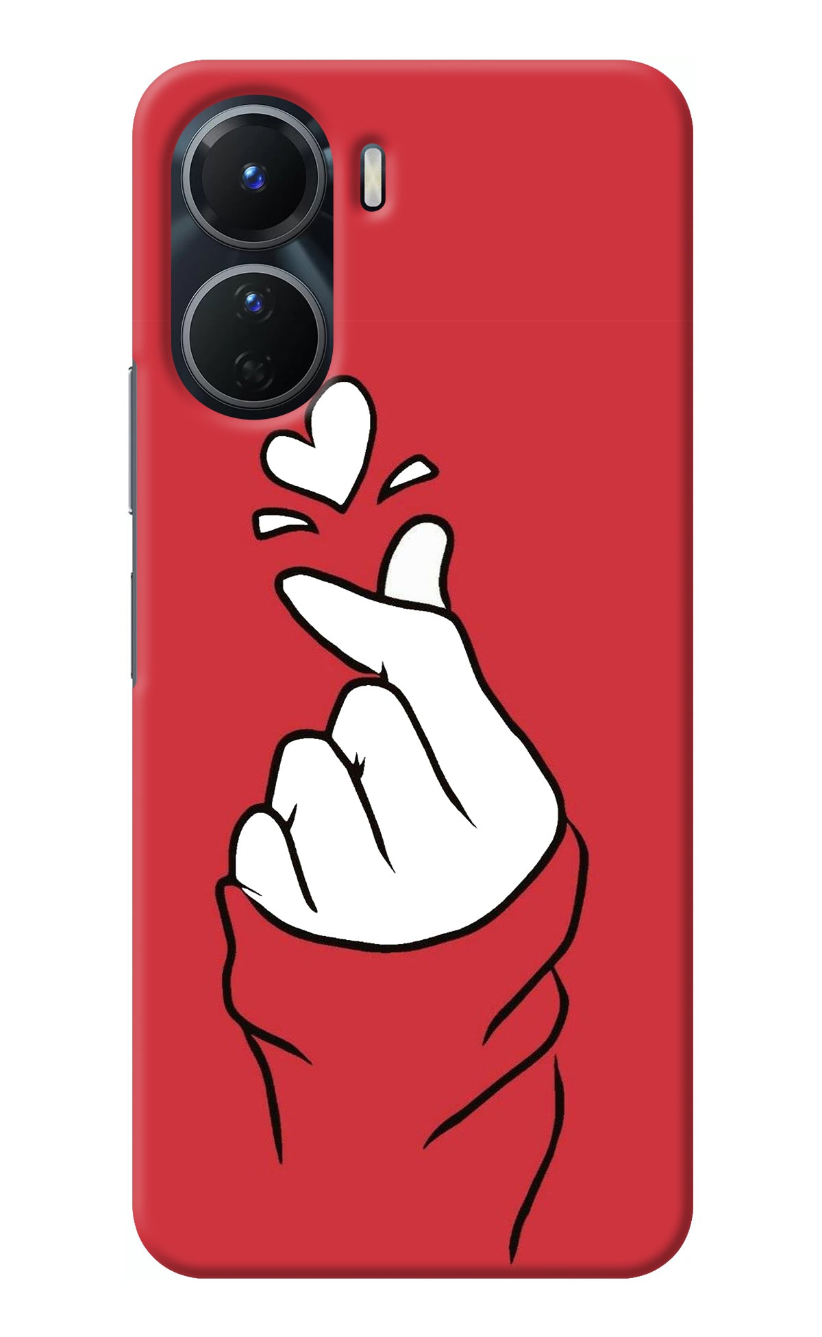 Korean Love Sign Vivo Y16 Back Cover