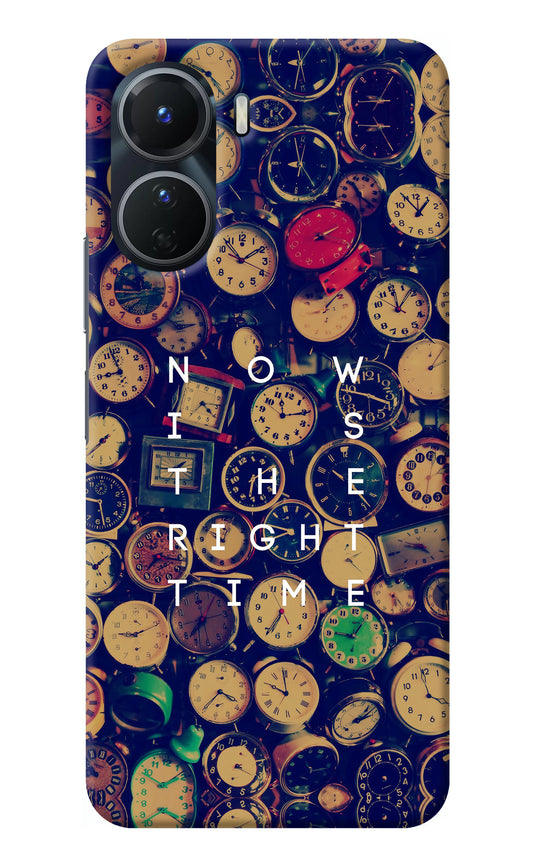 Now is the Right Time Quote Vivo Y16 Back Cover