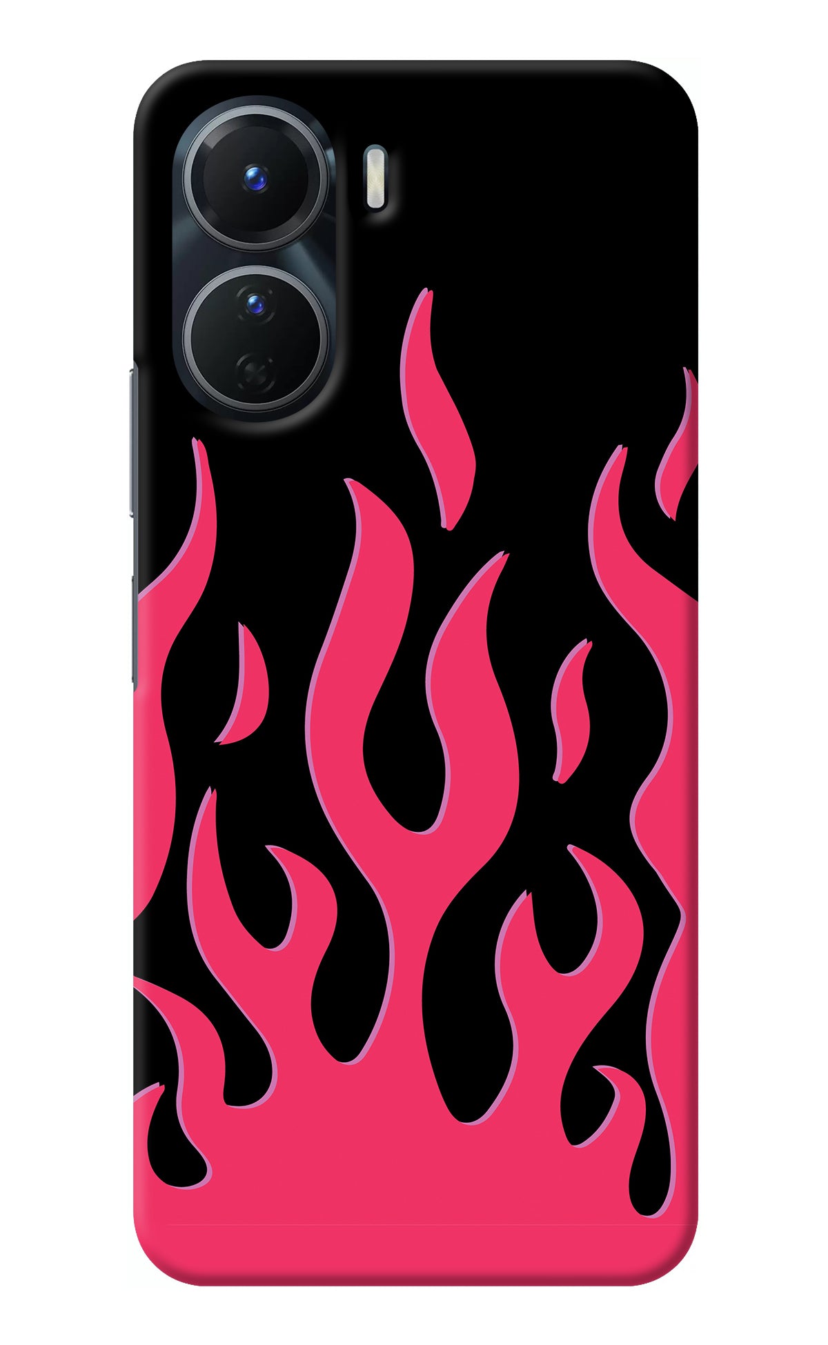 Fire Flames Vivo Y16 Back Cover