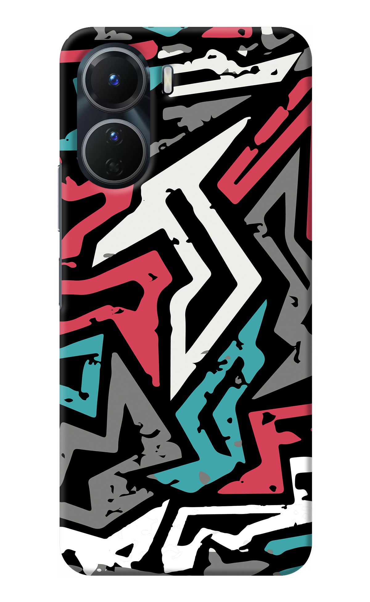 Geometric Graffiti Vivo Y16 Back Cover