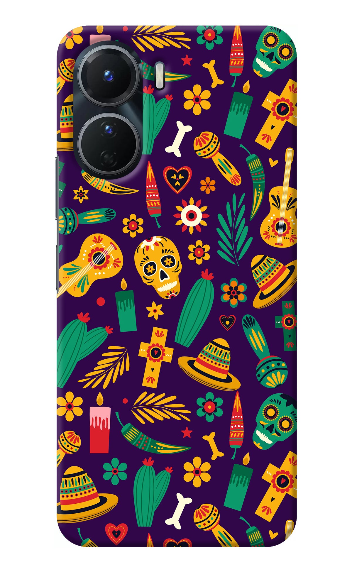 Mexican Artwork Vivo Y16 Back Cover