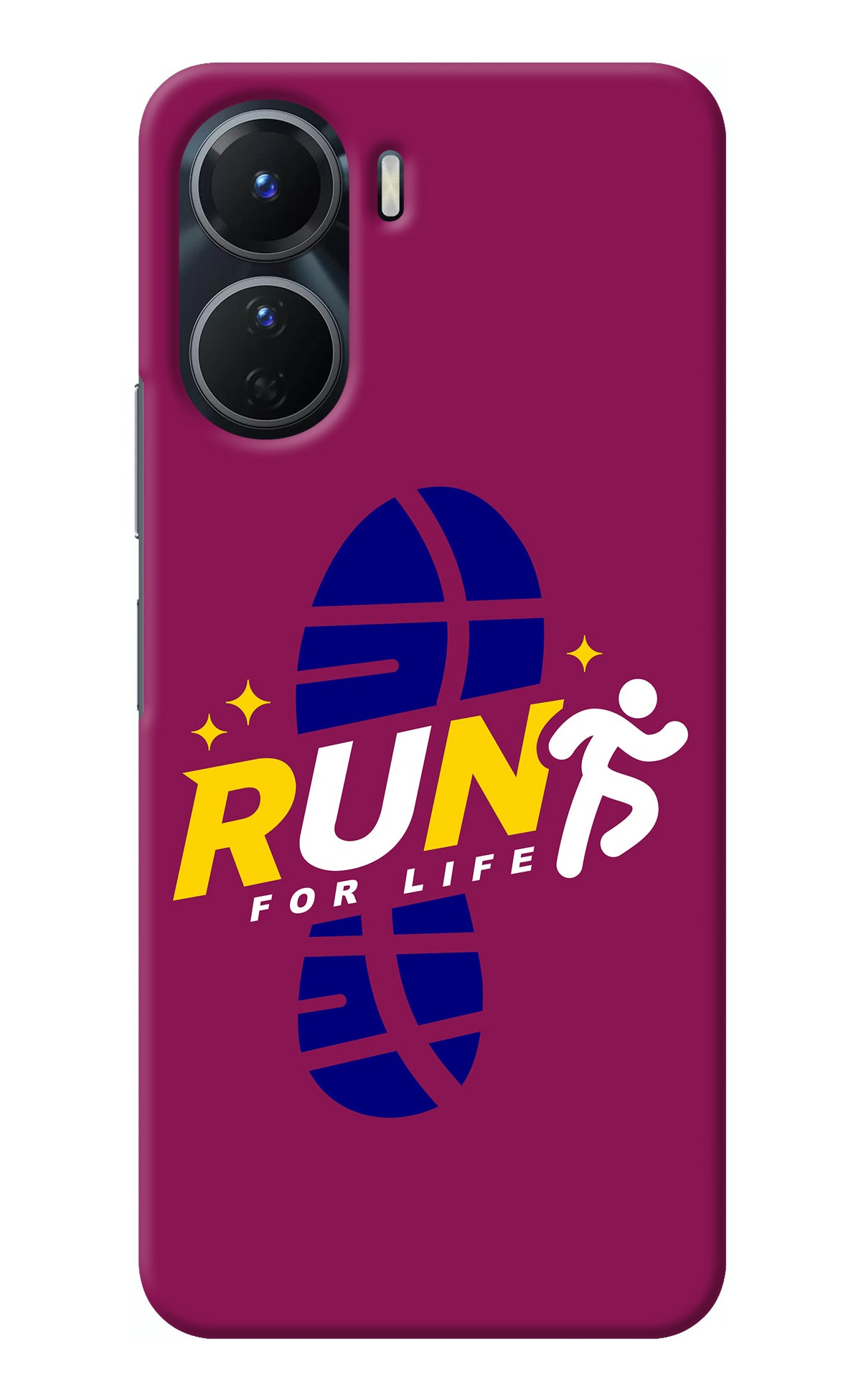 Run for Life Vivo Y16 Back Cover