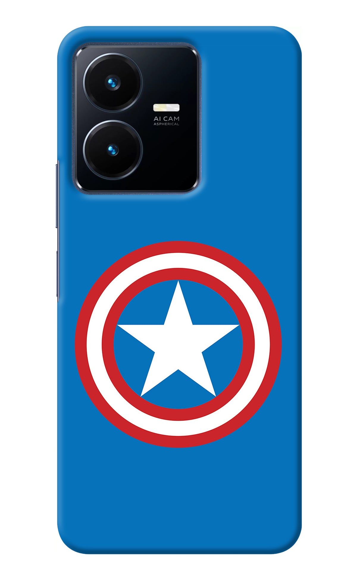 Captain America Logo Vivo Y22 Back Cover