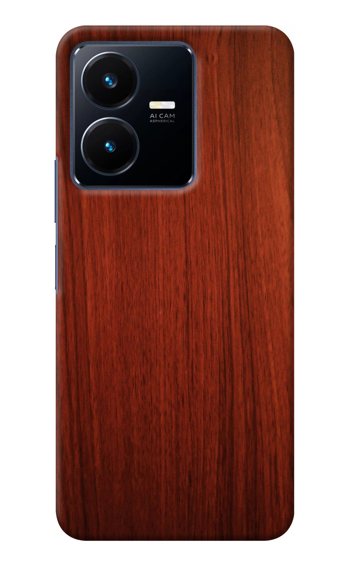 Wooden Plain Pattern Vivo Y22 Back Cover