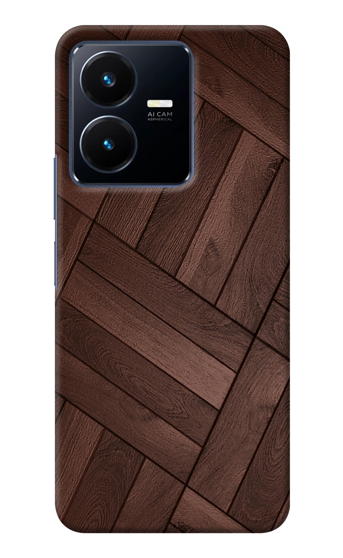 Wooden Texture Design Vivo Y22 Back Cover