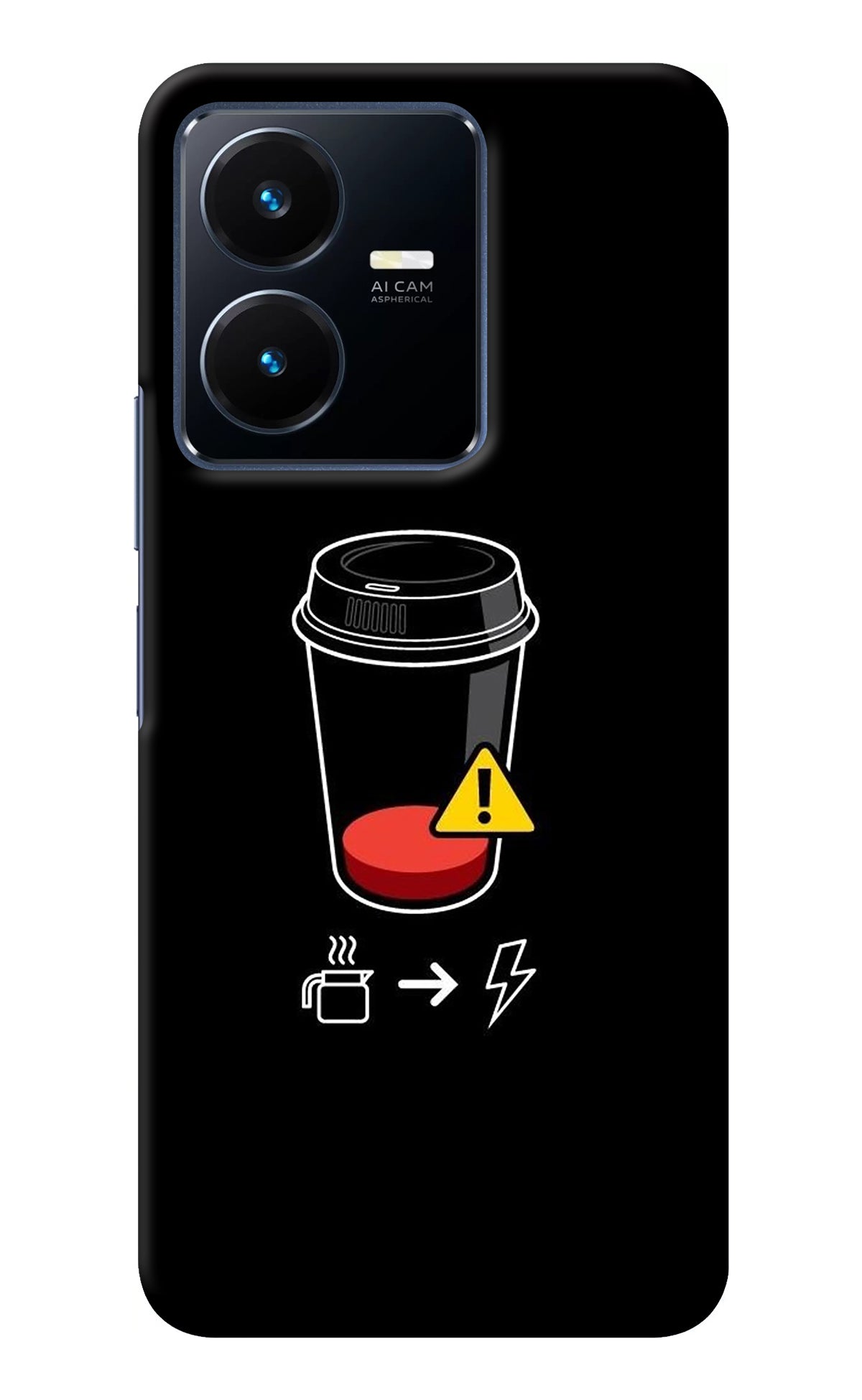 Coffee Vivo Y22 Back Cover