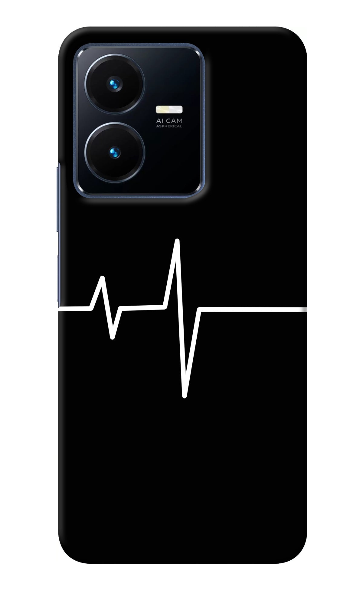 Heart Beats Vivo Y22 Back Cover