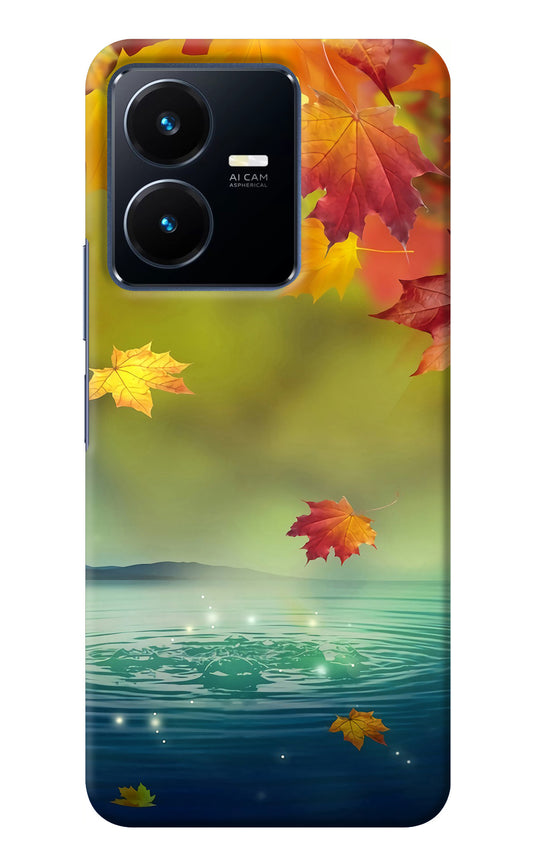 Flowers Vivo Y22 Back Cover