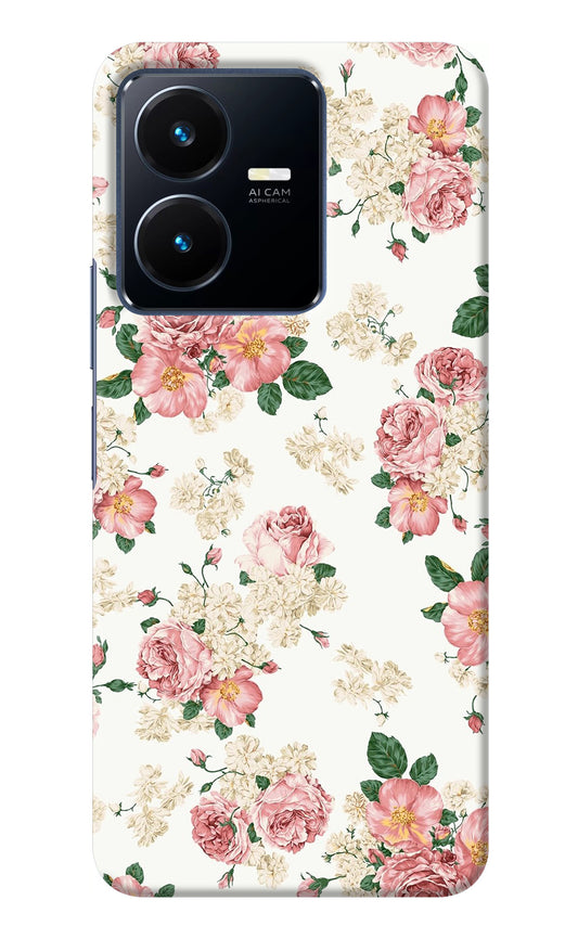 Flowers Vivo Y22 Back Cover