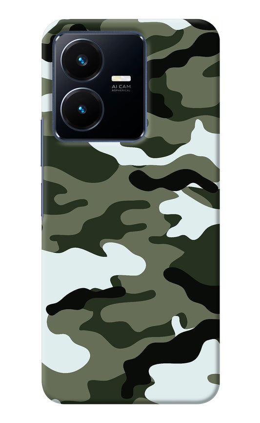 Camouflage Vivo Y22 Back Cover