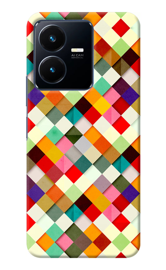 Geometric Abstract Colorful Vivo Y22 Back Cover