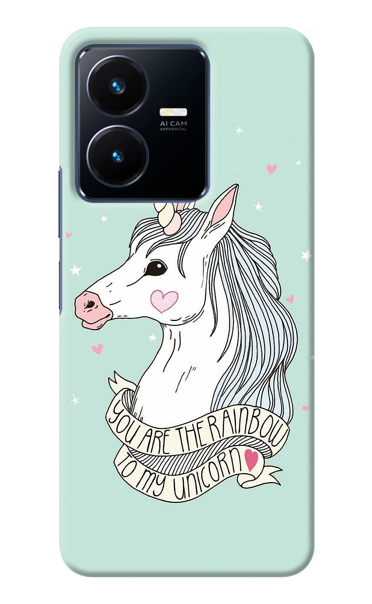 Unicorn Wallpaper Vivo Y22 Back Cover