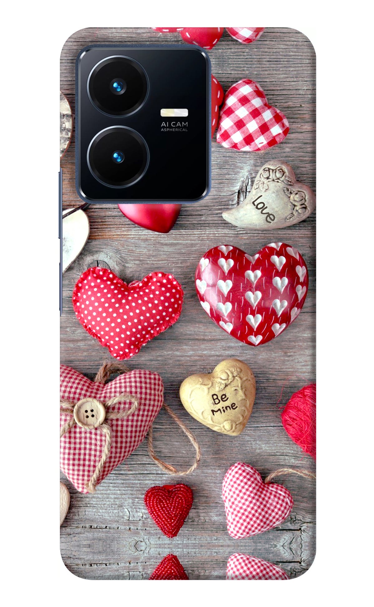 Love Wallpaper Vivo Y22 Back Cover