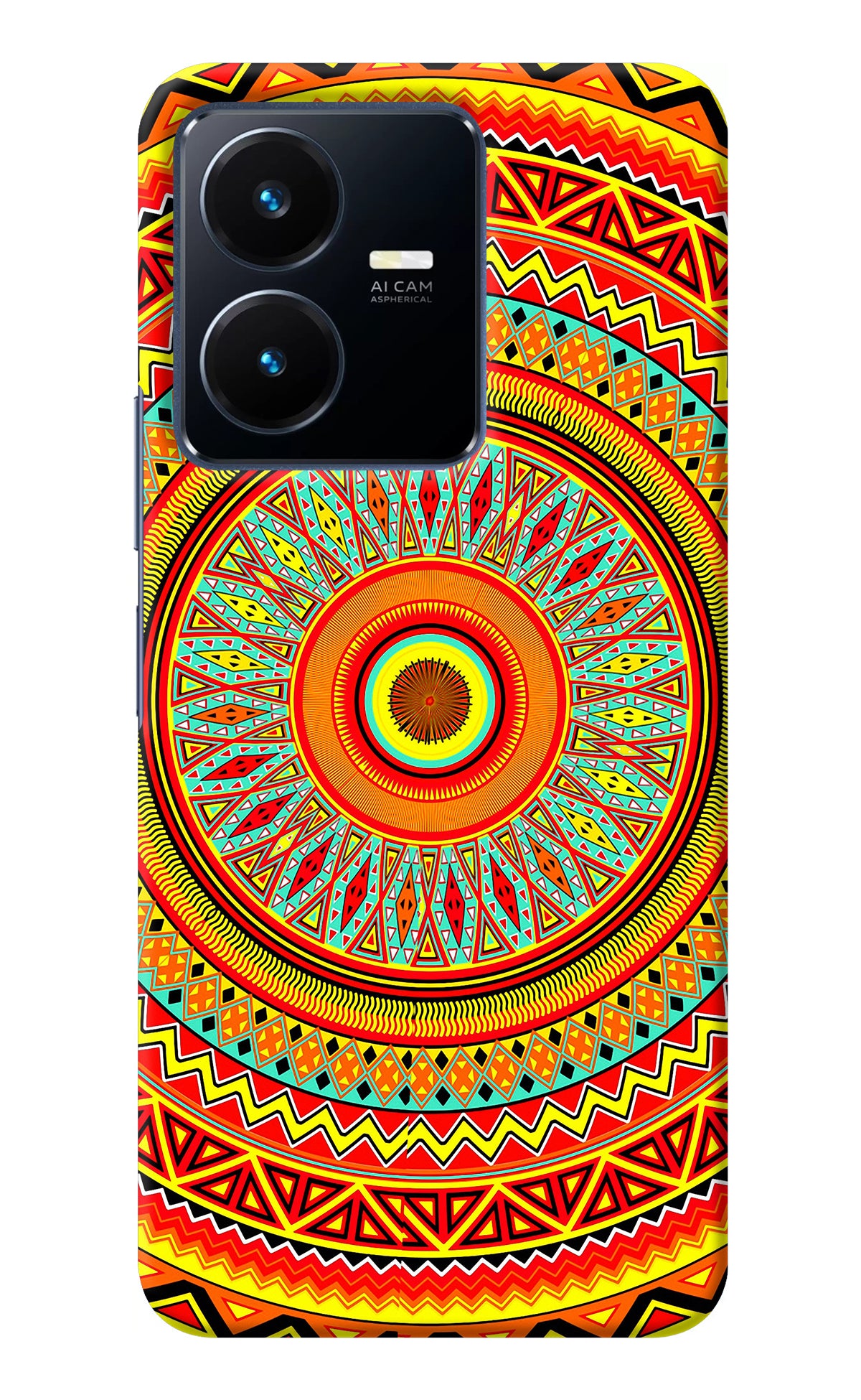 Mandala Pattern Vivo Y22 Back Cover