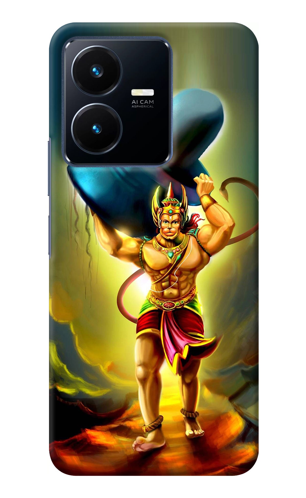 Lord Hanuman Vivo Y22 Back Cover