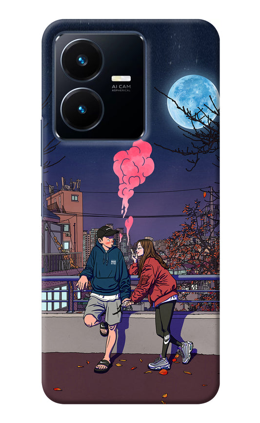 Chilling Couple Vivo Y22 Back Cover
