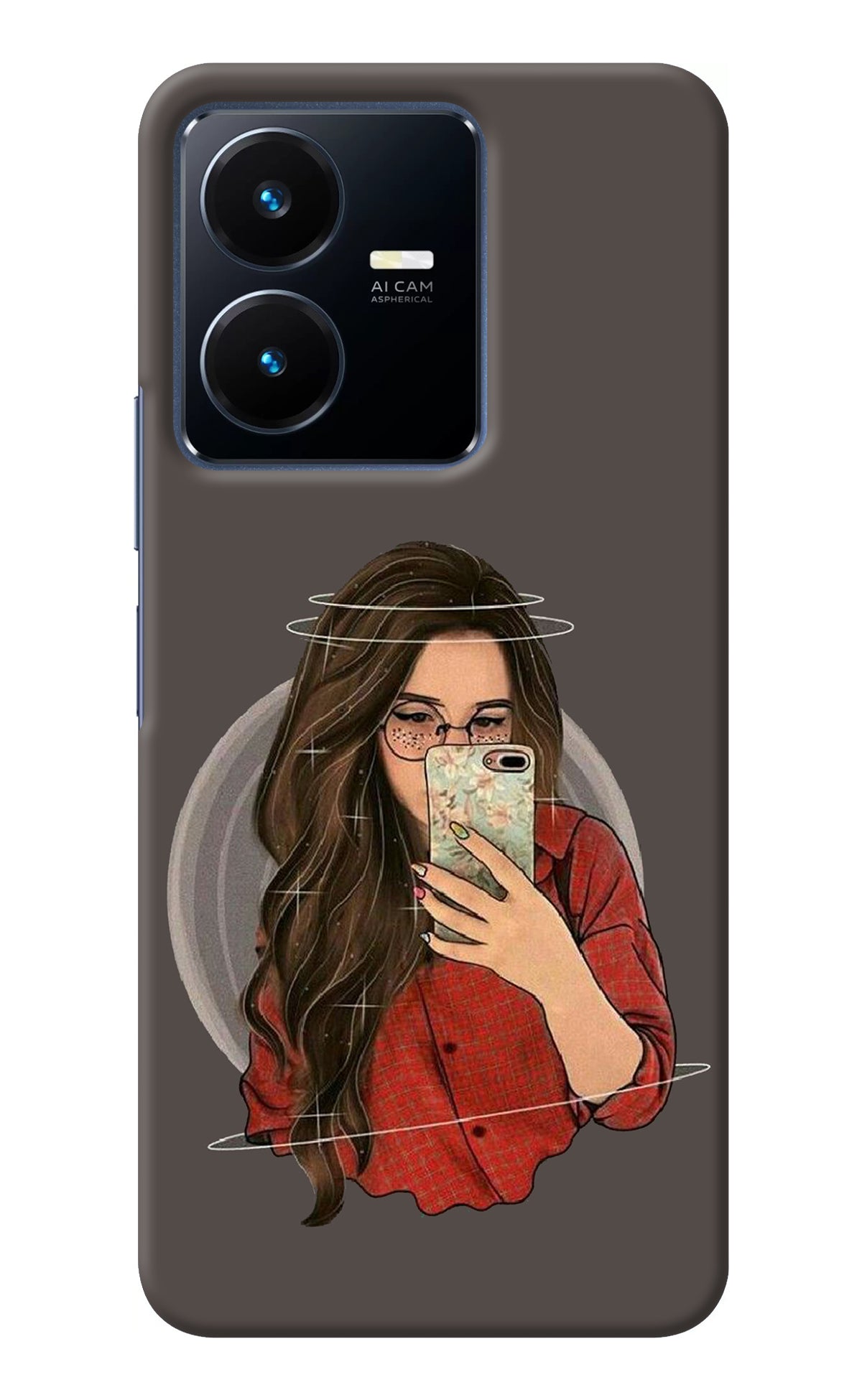 Selfie Queen Vivo Y22 Back Cover