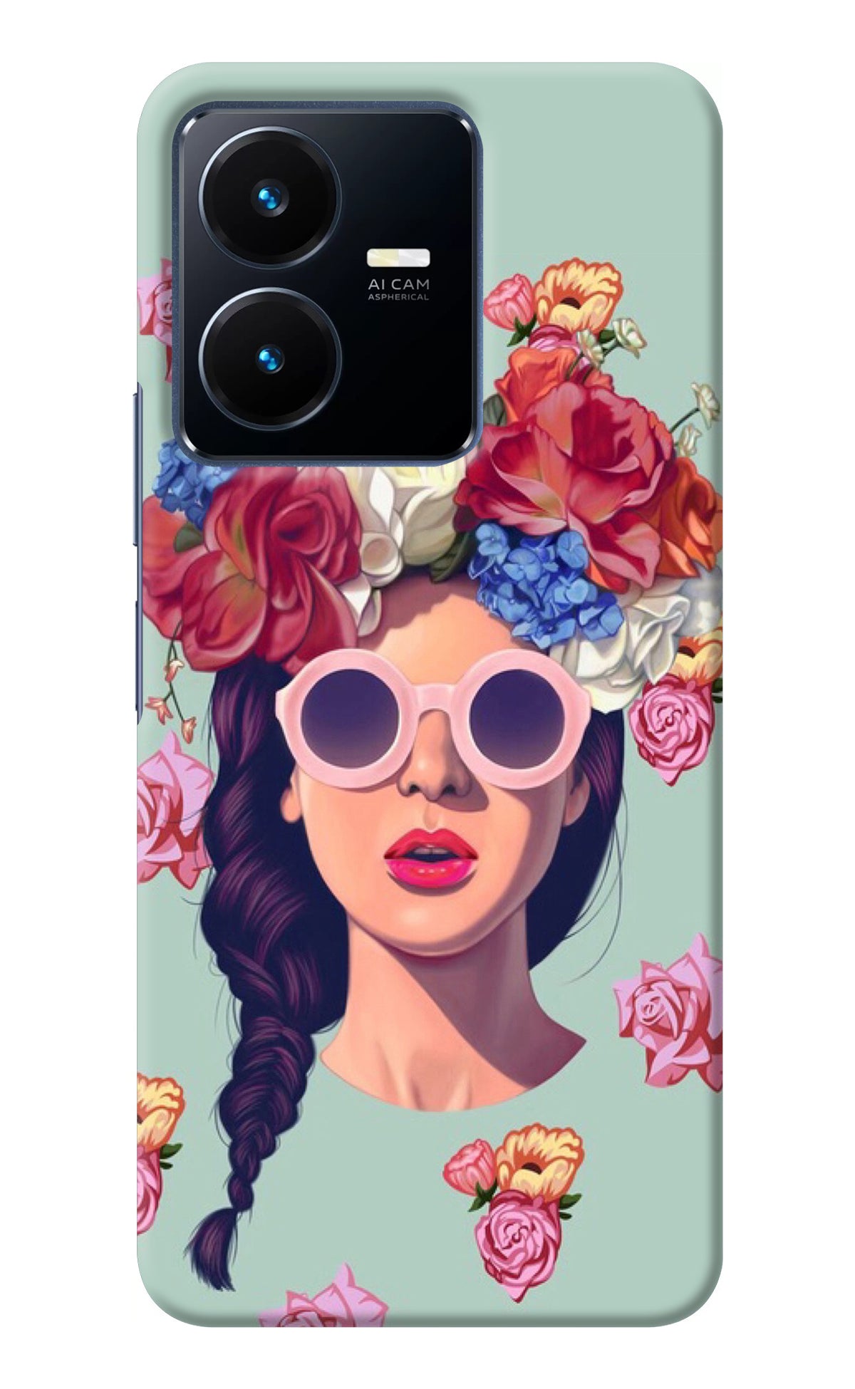 Pretty Girl Vivo Y22 Back Cover